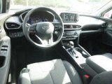 2019 Hyundai Santa Fe SEL AWD Black Interior