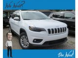 2019 Bright White Jeep Cherokee Latitude 4x4 #129673056