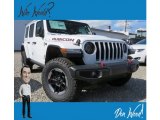 2018 Bright White Jeep Wrangler Unlimited Rubicon 4x4 #129673054