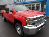 2019 Red Hot Chevrolet Silverado 2500HD Work Truck Double Cab 4WD #129697279