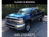 2019 Deep Ocean Blue Metallic Chevrolet Silverado 2500HD Work Truck Crew Cab 4WD #129723775