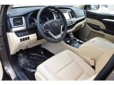 2019 Toyota Highlander LE Plus AWD Almond Interior