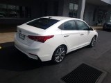 2019 Frost White Pearl Hyundai Accent Limited #129723676