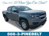 2019 Satin Steel Metallic Chevrolet Colorado WT Crew Cab #129747078