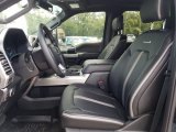 2019 Ford F350 Super Duty Platinum Crew Cab 4x4 Black Interior
