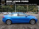 2019 Velocity Blue Ford Fusion SEL AWD #129769101