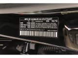2017 CLA Color Code for Night Black - Color Code: 696