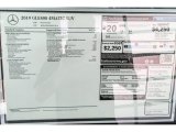 2019 Mercedes-Benz GLE 400 4Matic Window Sticker