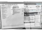 2019 Mercedes-Benz GLE 400 4Matic Window Sticker