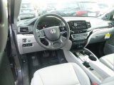 2019 Honda Pilot Touring AWD Gray Interior