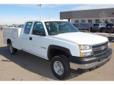 2006 Summit White Chevrolet Silverado 2500HD LT Extended Cab Chassis Commercial Utility #12961071