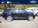 2019 Agate Black Ford Explorer XLT 4WD #129797056