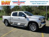 2019 Silver Ice Metallic Chevrolet Silverado 1500 LT Crew Cab 4WD #129837556