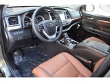2019 Toyota Highlander Limited AWD Saddle Tan Interior