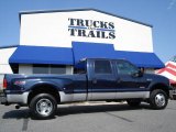 2005 True Blue Metallic Ford F350 Super Duty Lariat Crew Cab 4x4 Dually #12962731