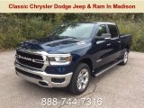 2019 Patriot Blue Pearl Ram 1500 Big Horn Crew Cab 4x4 #129876845