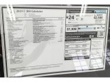 2019 Mercedes-Benz C 300 Cabriolet Window Sticker