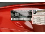 2019 SLC Color Code for designo Cardinal Red Metallic - Color Code: 996