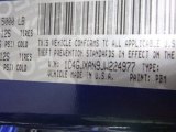 2018 Wrangler Color Code for Ocean Blue Metallic - Color Code: PBM