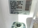 2019 NV200 Color Code for Fresh Powder White - Color Code: QM1