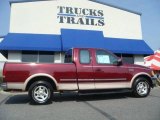 1997 Dark Toreador Red Metallic Ford F150 XLT Extended Cab #12962727