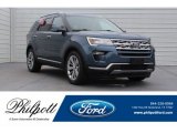 2018 Blue Metallic Ford Explorer Limited #129946856