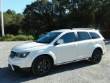 2018 White Noise Tri-Coat Dodge Journey Crossroad #129968944