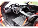 2016 Porsche 911 GT3 RS Black/Lava Orange Interior