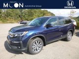 2019 Obsidian Blue Pearl Honda Pilot EX-L AWD #130016892