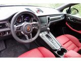 2018 Porsche Macan Turbo Black/Garnet Red Interior