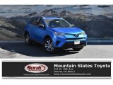2018 Electric Storm Blue Toyota RAV4 LE #130025545