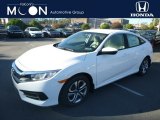 2018 Taffeta White Honda Civic LX Sedan #130069870