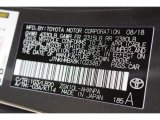 2019 C-HR Color Code for Magnetic Gray Metallic - Color Code: 1G3