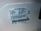 2019 Edge Color Code for White Platinum - Color Code: UG