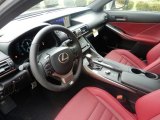 2019 Lexus IS 300 F Sport AWD Rioja Red Interior