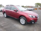 2019 Crimson Red Pearl Subaru Outback 2.5i Premium #130121396