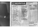 2019 Honda Pilot EX-L Window Sticker