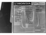 2019 Honda Pilot EX Window Sticker