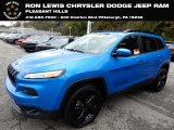 2018 Hydro Blue Pearl Jeep Cherokee Limited 4x4 #130154705