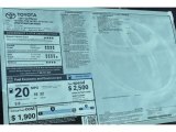 2019 Toyota Tacoma TRD Off-Road Double Cab 4x4 Window Sticker