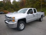 2019 Chevrolet Silverado 2500HD Work Truck Double Cab 4WD Front 3/4 View