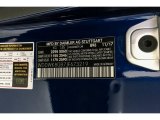 2018 C Color Code for Brilliant Blue Metallic - Color Code: 896