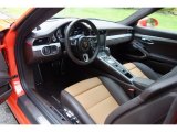 2018 Porsche 911 Turbo S Coupe Espresso/Cognac Natural Interior