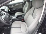 2019 Honda Civic LX Sedan Gray Interior