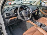 2019 Subaru Forester 2.5i Touring Saddle Brown Interior