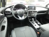 2019 Hyundai Santa Fe SE AWD Black Interior