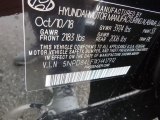 2019 Elantra Color Code for Phantom Black - Color Code: S3