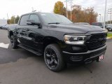 2019 Diamond Black Crystal Pearl Ram 1500 Big Horn Crew Cab 4x4 #130242126