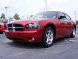 2009 Inferno Red Crystal Pearl Dodge Charger SXT #13009917