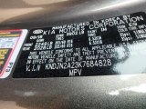 2019 Soul Color Code for Titanium Gray - Color Code: IM